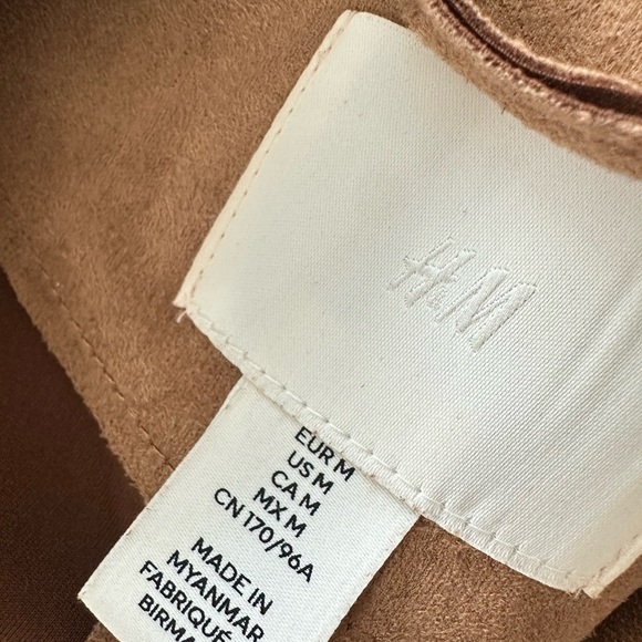 H&M Women's Long Tan Trench Coat Size Medium (M) - Picture 10 of 11